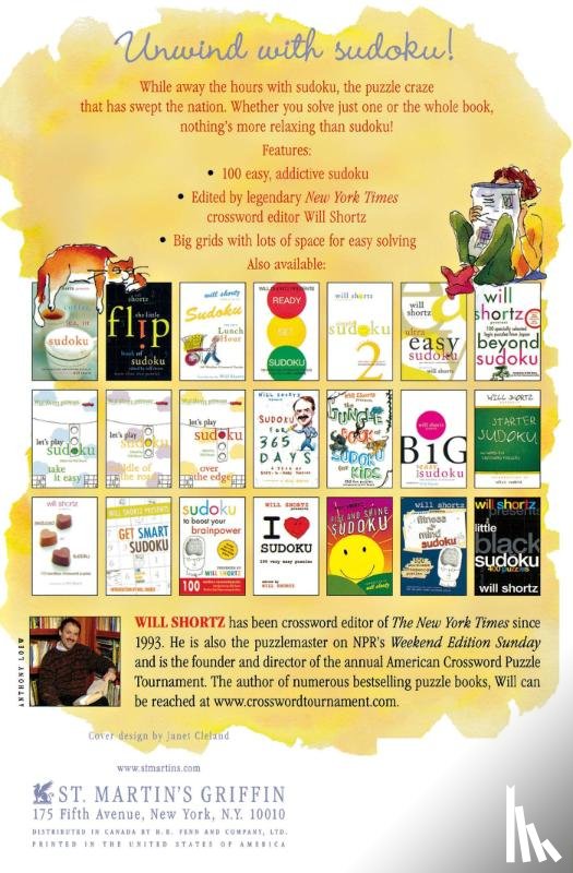 Shortz, Will - Will Shortz Presents Easy Afternoon Sudoku