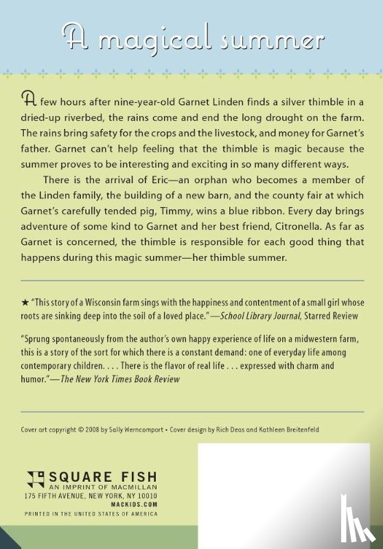 Enright, Elizabeth - Thimble Summer