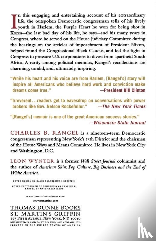 Rangel, Charles B - And I Haven't Had a Bad Day Since