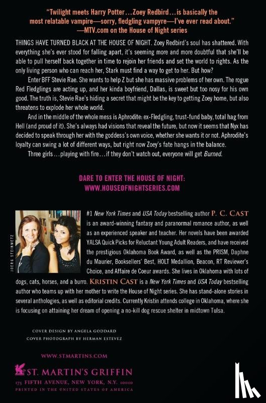 Cast, P. C. - Burned