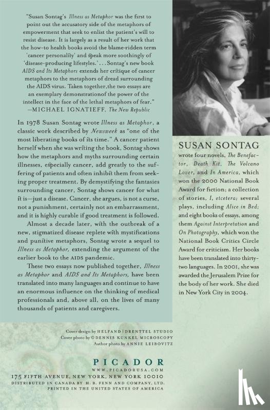Sontag, Susan - Illness As Metaphor And AIDS And Its Metaphors