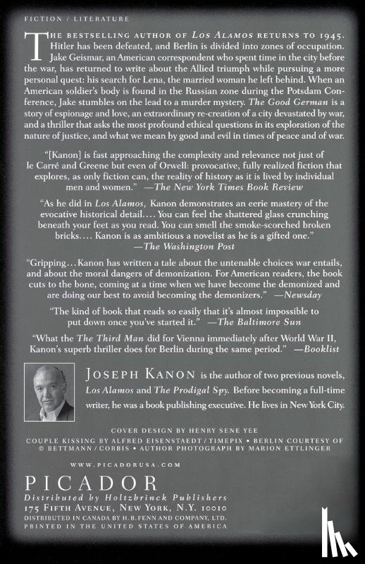 Kanon, Joseph - The Good German