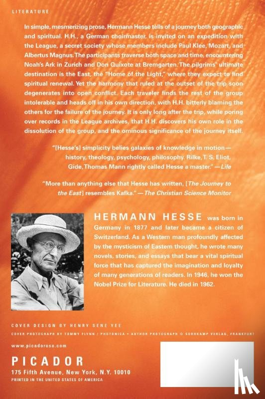 Hesse, Hermann - The Journey to the East