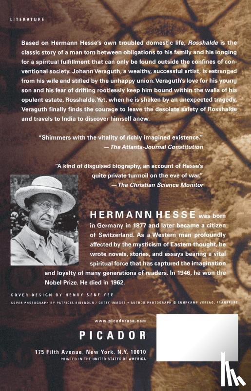 Hesse, Hermann - Rosshalde