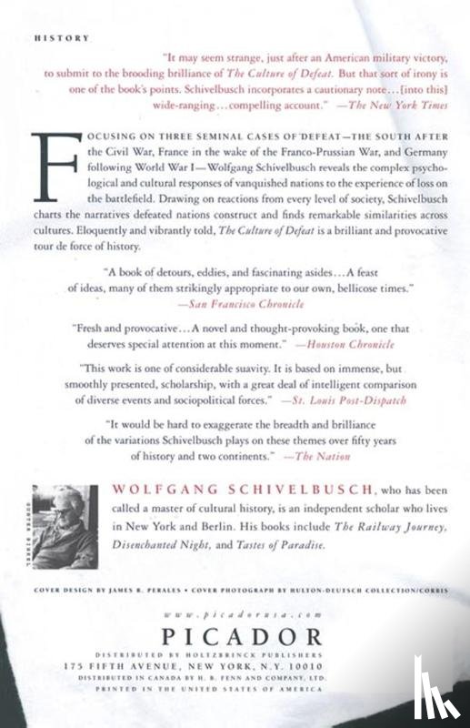 Schivelbusch, Wolfgang - The Culture of Defeat