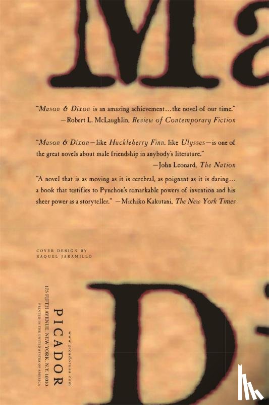 Pynchon, Thomas - Mason & Dixon