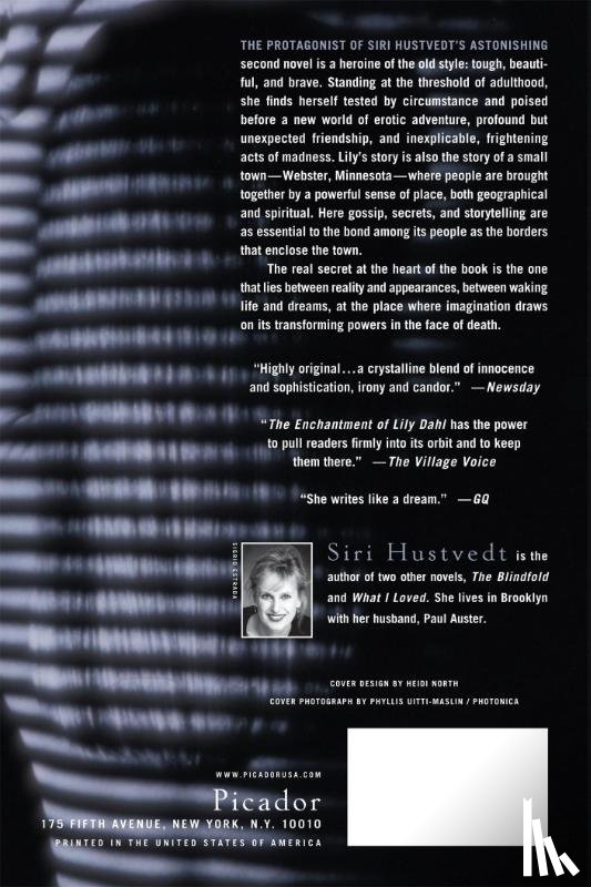 Hustvedt, Siri - The Enchantment of Lily Dahl