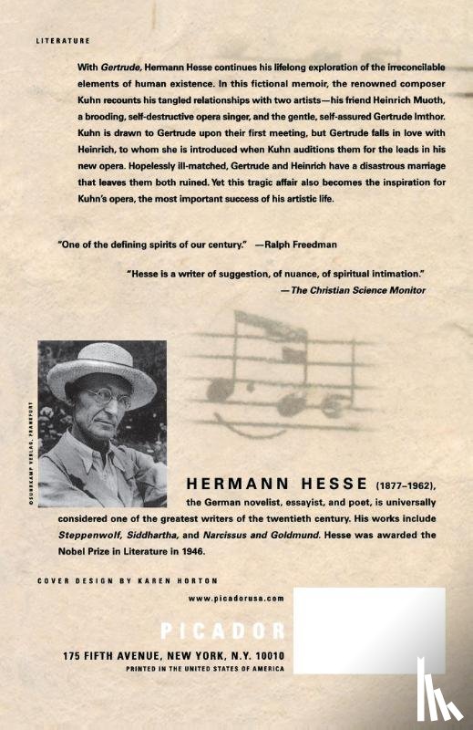 Hesse, Hermann, Hermann, Hesse - Gertrude