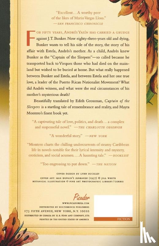 Montero, Mayra - Captain of the Sleepers