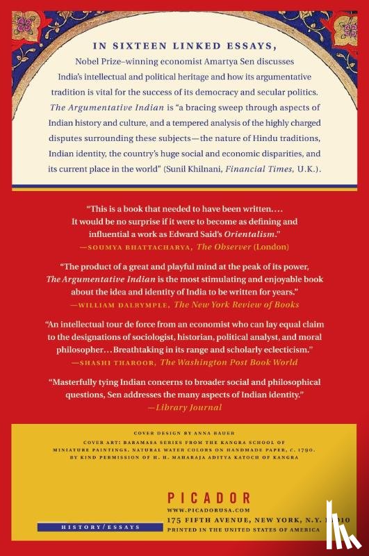 AMARTYA SEN - ARGUMENTATIVE INDIAN