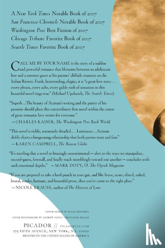 Aciman, Andre - Call Me by Your Name