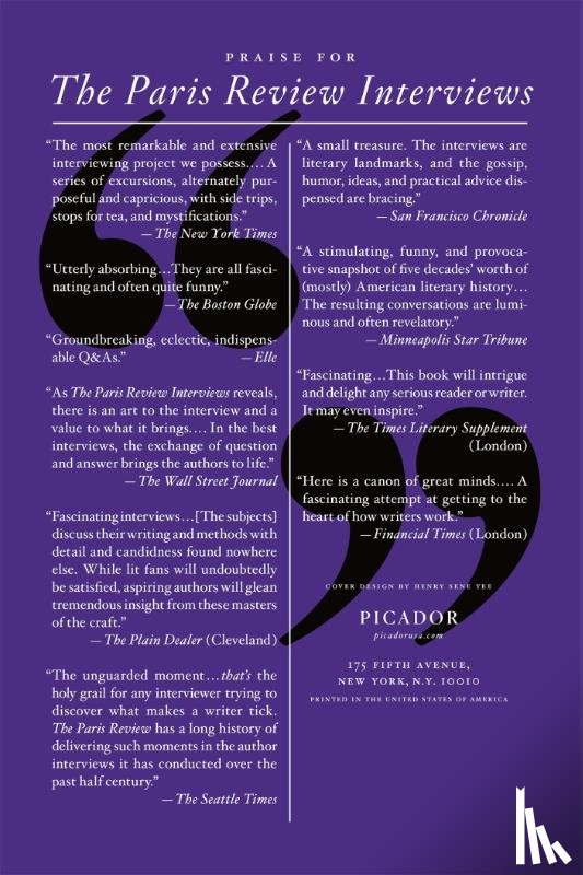 THE PARIS REVIEW - PARIS REVIEW INTERVIEWS IV