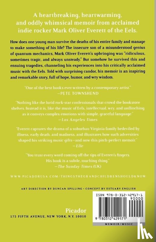 Everett, Mark Oliver - Things the Grandchildren Should Know