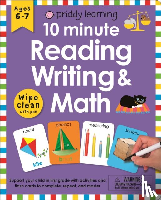 Priddy, Roger - Wipe Clean Workbook: 10 Minute Reading, Writing, and Math (enclosed spiral binding)