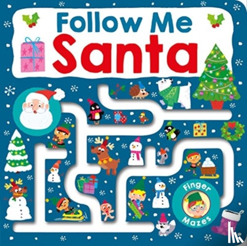 Priddy, Roger - Maze Book: Follow Me Santa