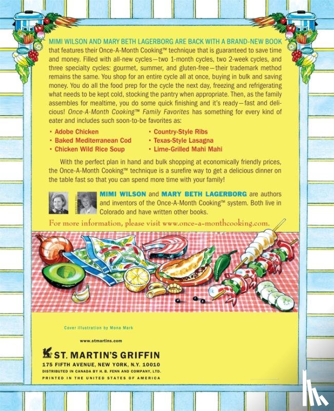 Lagerborg, Mary Beth, Wilson, Mimi - Once-A-Month Cooking Family Favorites