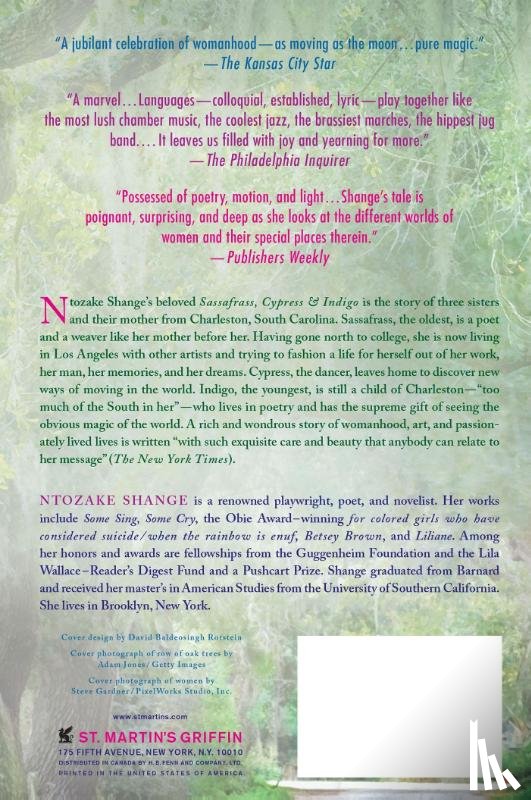 Shange, Ntozake - Sassafrass, Cypress & Indigo