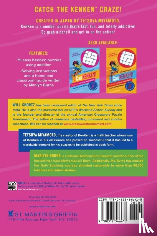 Miyamoto, Tetsuya, Kenken Puzzle LLC - Will Shortz Presents I Can Kenken! Volume 1