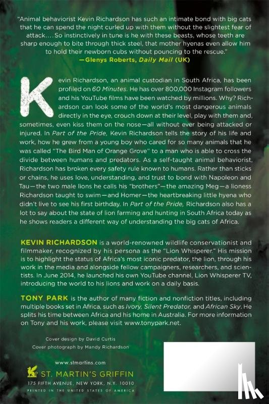 Richardson, Kevin, Park, Tony - Part of the Pride