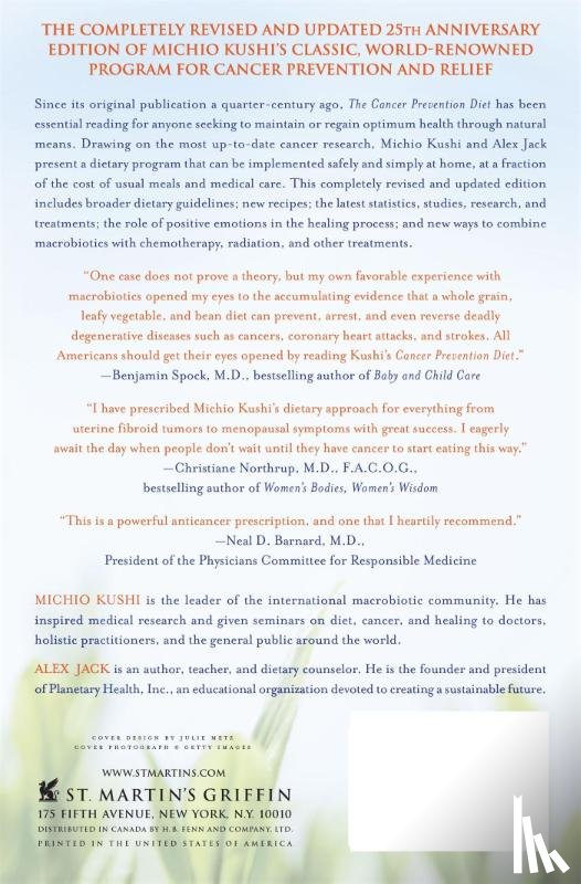 Kushi, Michio, Jack, Alex - The Cancer Prevention Diet