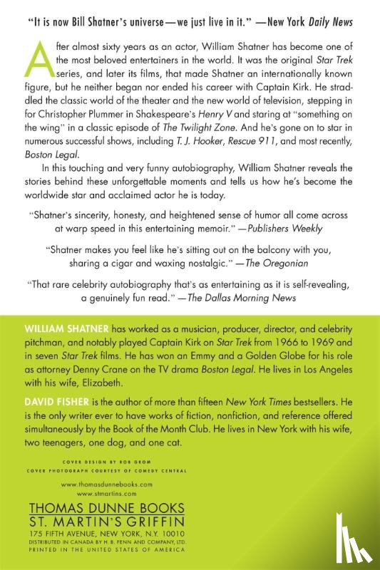Shatner, William - Up Till Now