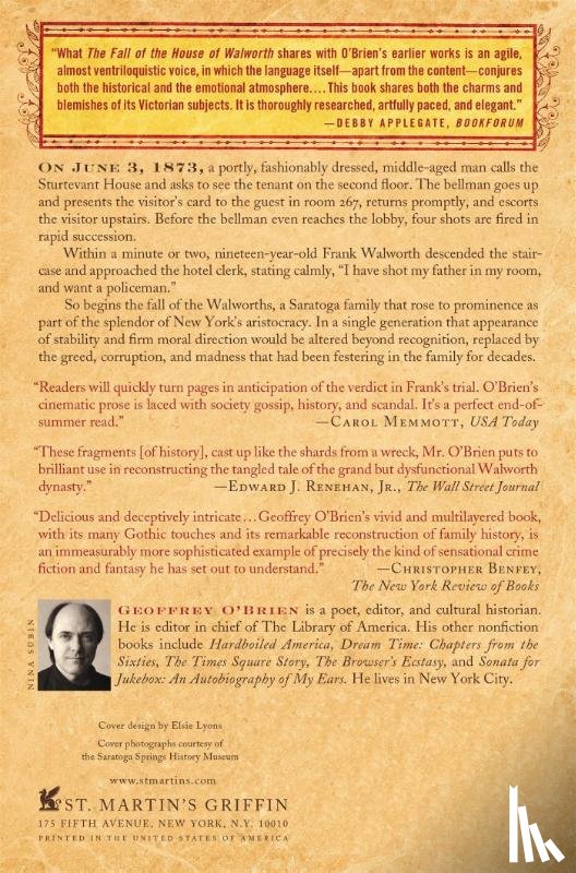 O'Brien, Geoffrey - The Fall of the House of Walworth