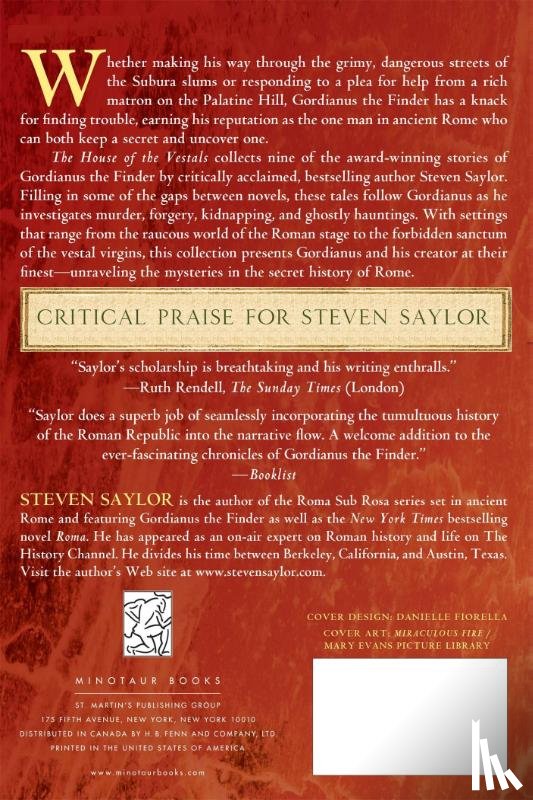 Saylor, Steven - The House of the Vestals