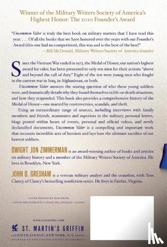 Zimmerman, Dwight Jon, Gresham, John D. - Uncommon Valor