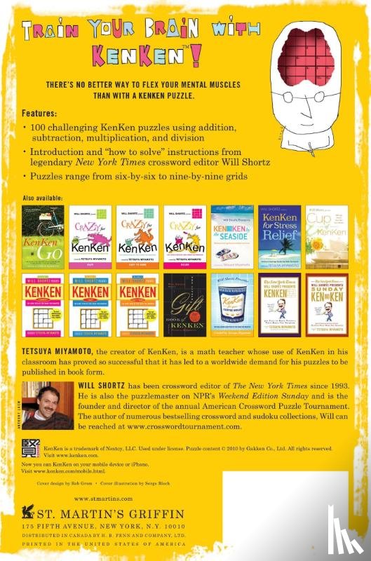 Miyamoto, Tetsuya - Will Shortz Presents Kenken to Exercise Your Brain