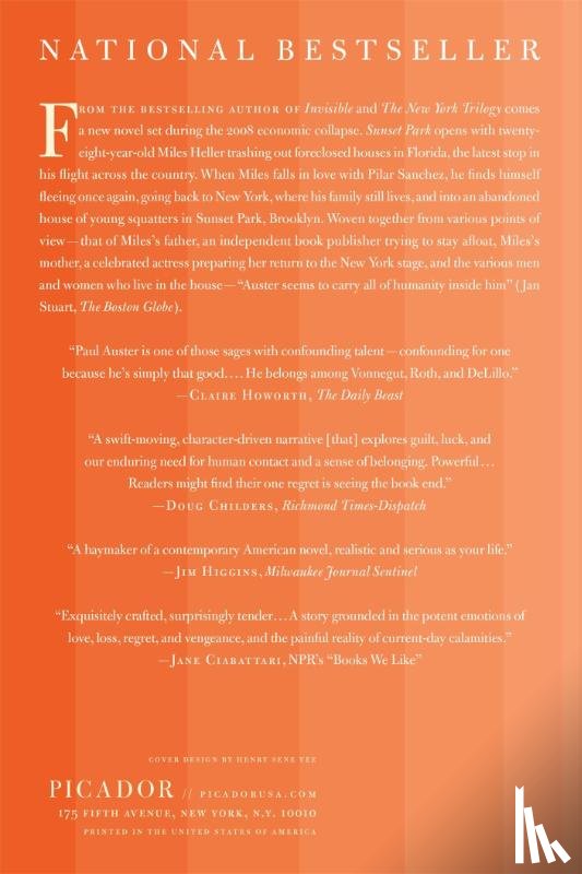 Auster, Paul - Sunset Park