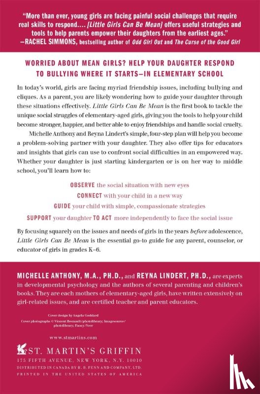 Michelle Anthony, M.A., Reyna Lindert, Ph.D. - Little Girls Can Be Mean