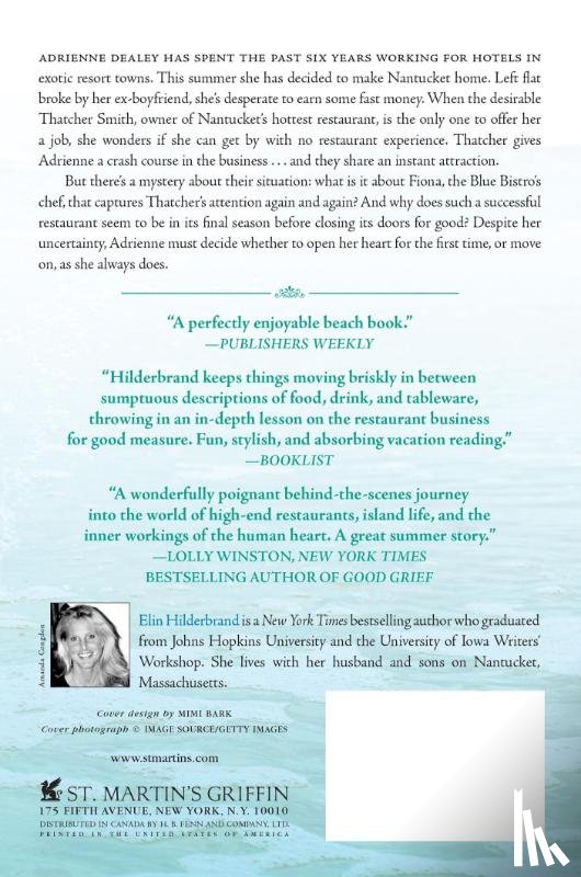 Hilderbrand, Elin - The Blue Bistro