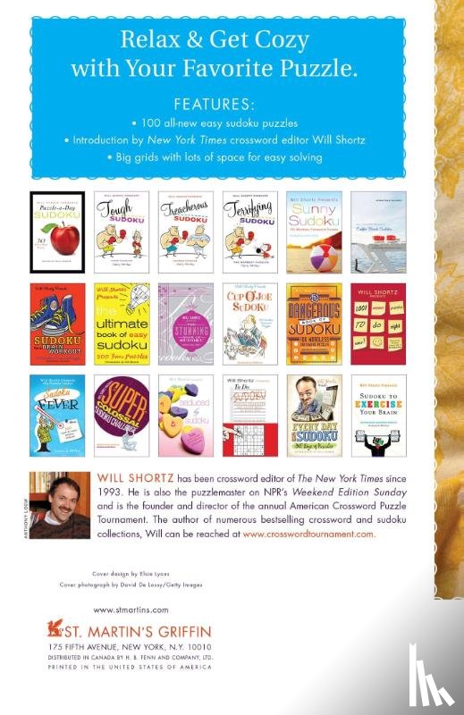 Shortz, Will - Will Shortz Presents Snuggle Up with Sudoku