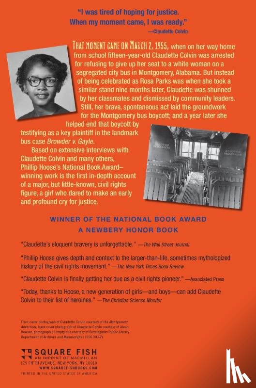 Hoose, Phillip - Claudette Colvin
