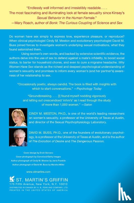 Meston, Cindy M., Buss, David M. - Why Women Have Sex