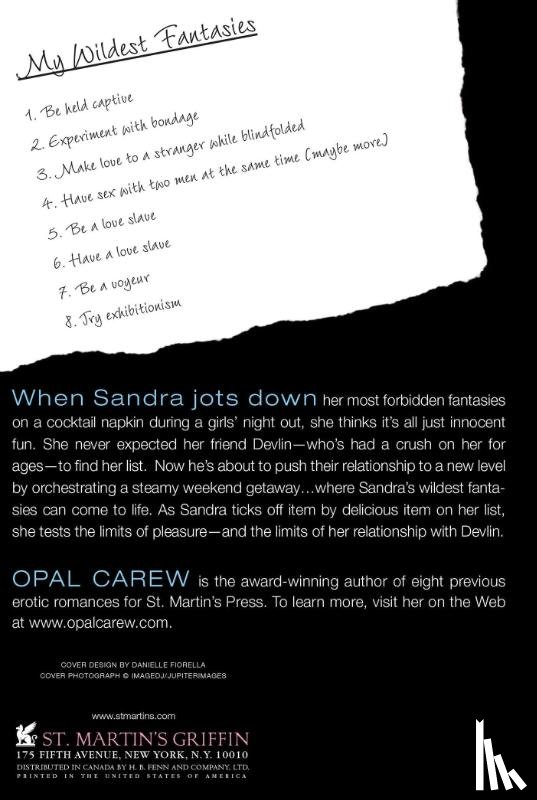 Carew, Opal - Total Abandon