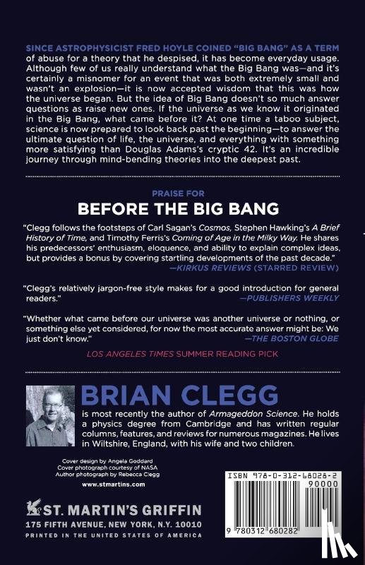 Clegg, Brian - Before the Big Bang