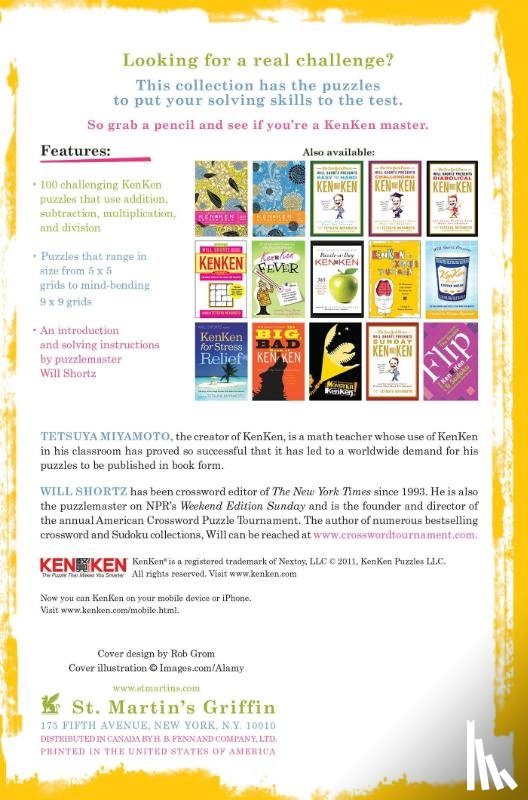 Shortz, Will - Brain-Busting Kenken