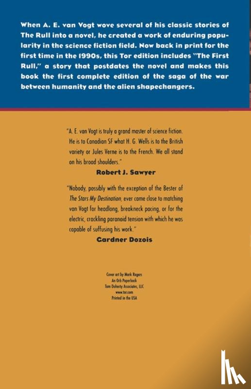 Vogt, Alfred Elton van, Vogt, A. E. van - The War Against the Rull