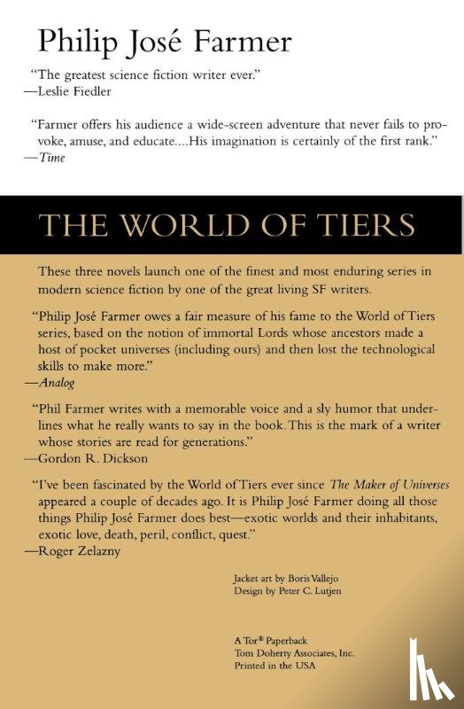 Philip Jose Farmer - The World of Tiers