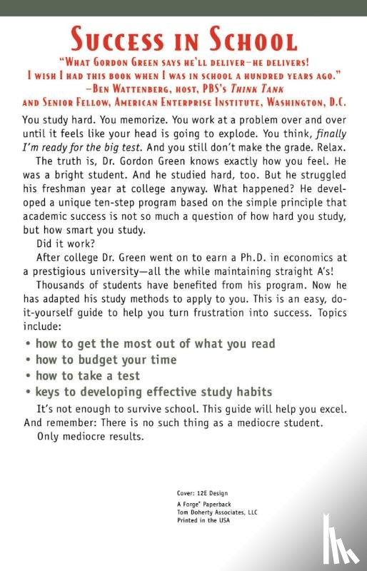 Green, Gordon W - How to Get Straight A's in School and Have Fun at the Same Time