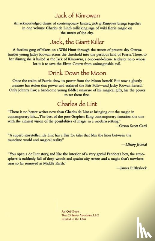 De Lint, Charles - Jack of Kinrowan