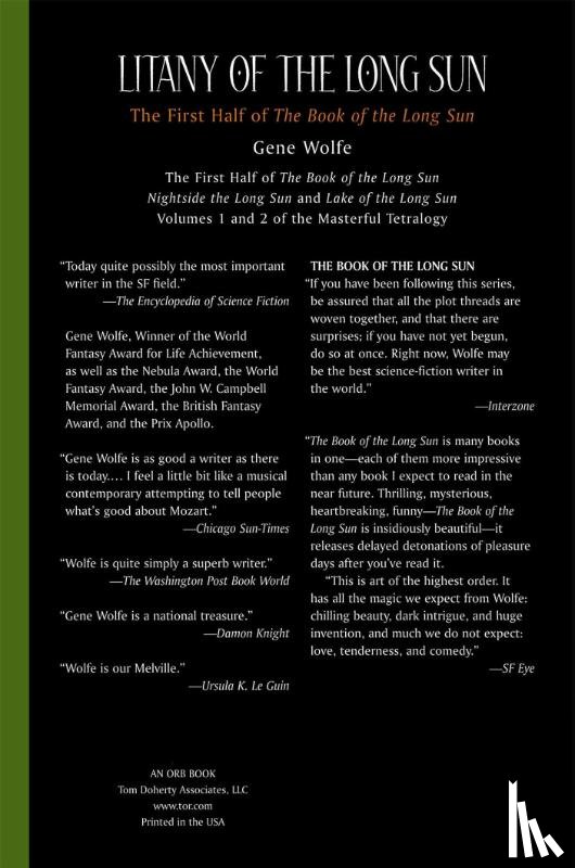 Wolfe, Gene - Litany of the Long Sun