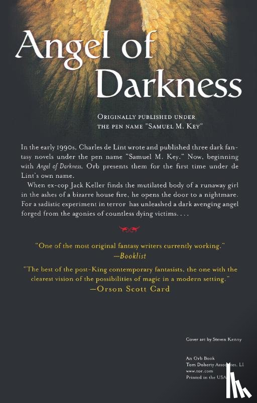 Charles de Lint - Angel of Darkness