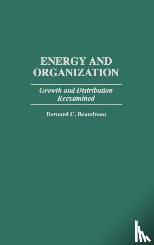 Beaudreau, Bernard C. - Energy and Organization
