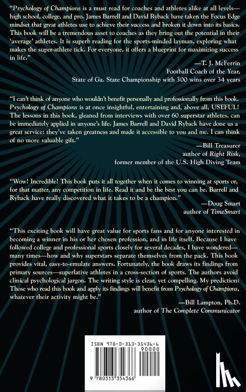 Barrell, James J., Ryback, David - Psychology of Champions