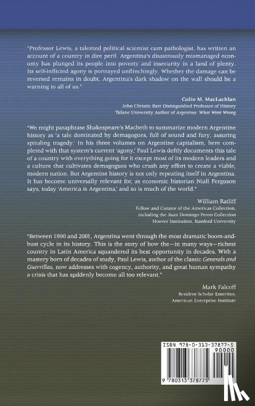Lewis, Paul H. - The Agony of Argentine Capitalism