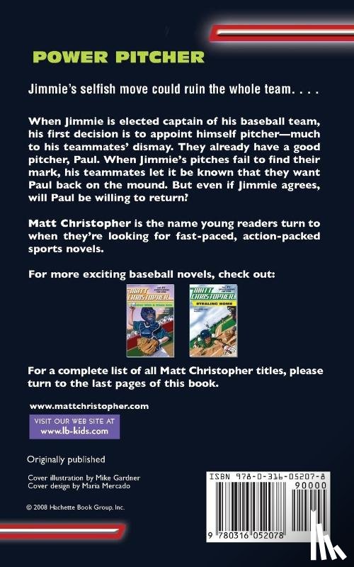 Christopher, Matt - Power Pitcher