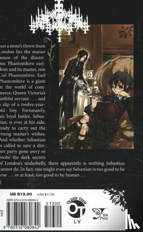 Toboso, Yana - Black Butler, Vol 1