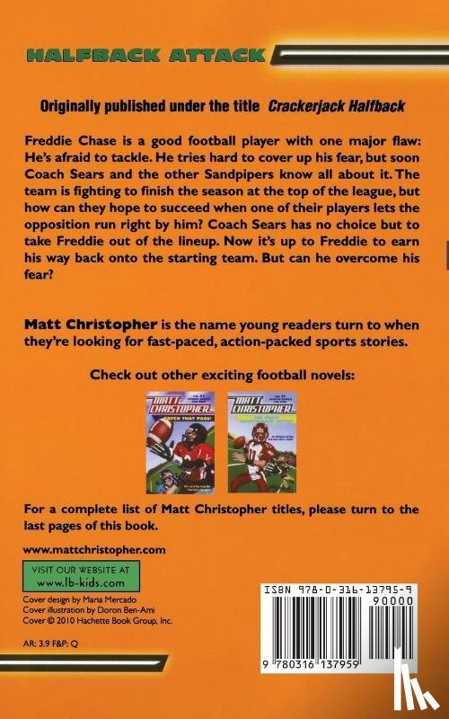 Christopher, Matt - Halfback Attack